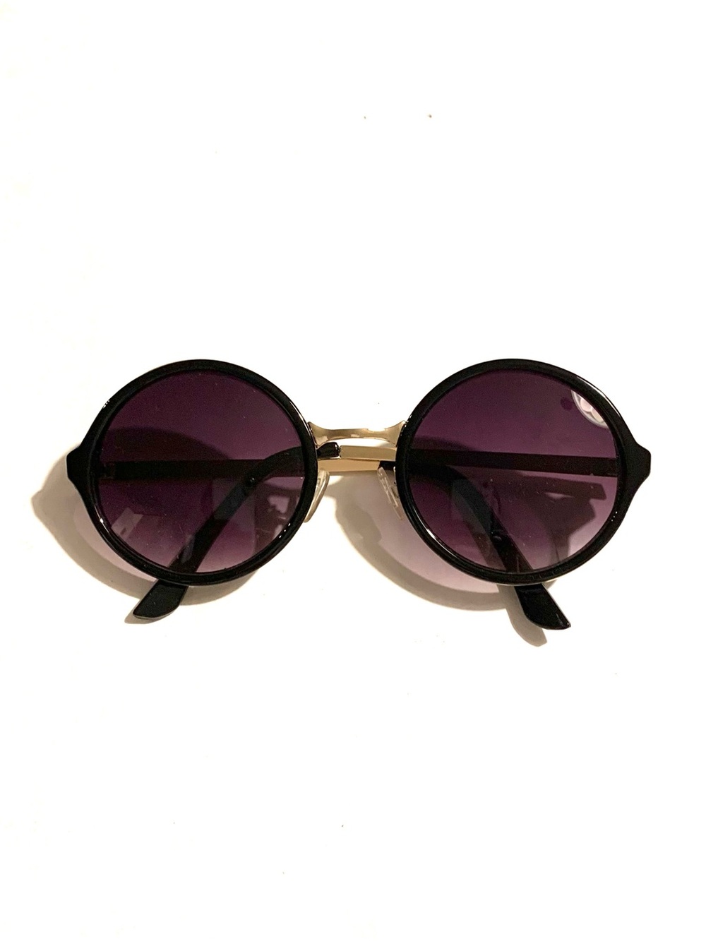 URBAN OUTFITTERS- Black Sunglasses with Purple Lenses